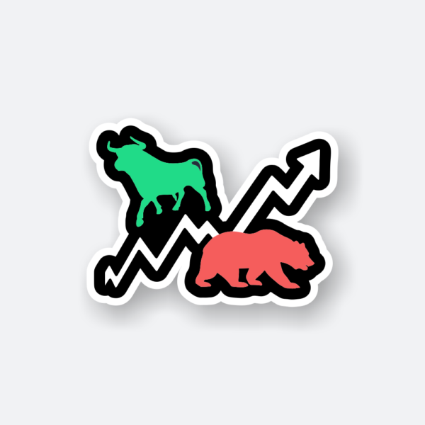 stock market sticker