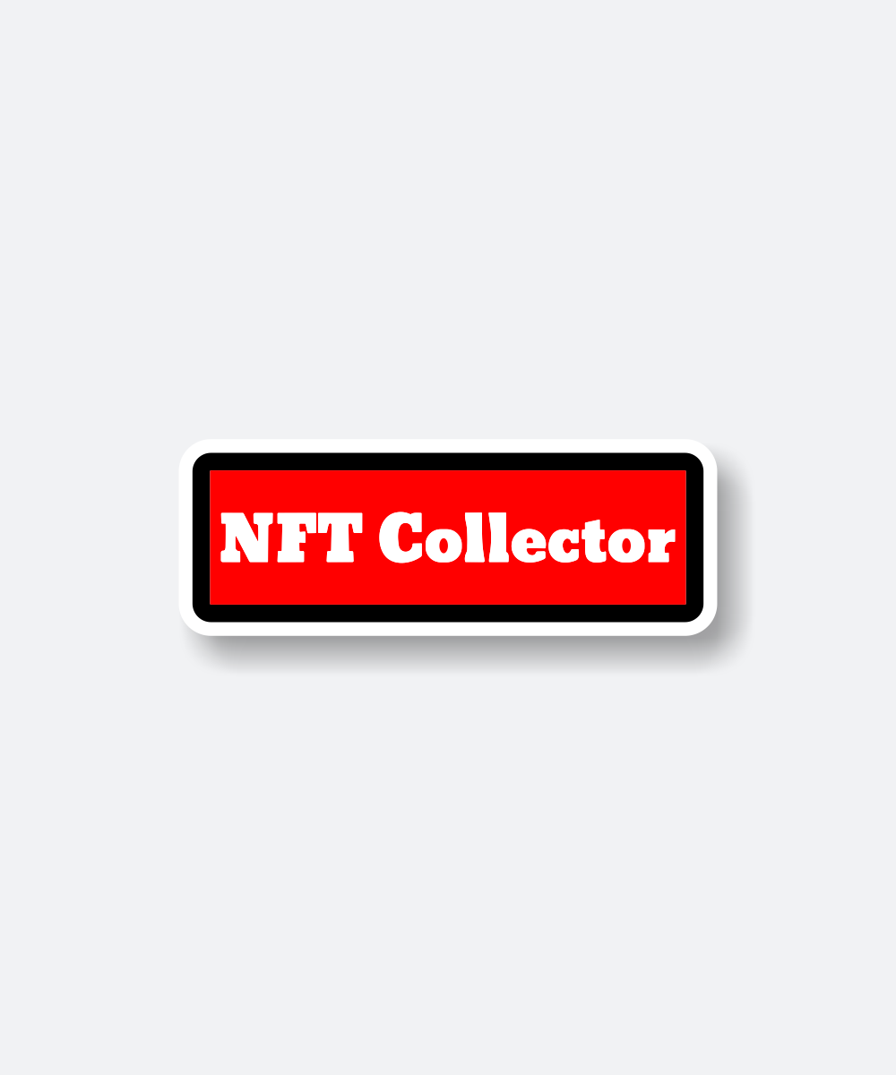 nft collector sticker