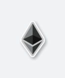 ethereum logo sticker