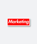 marketing sticker