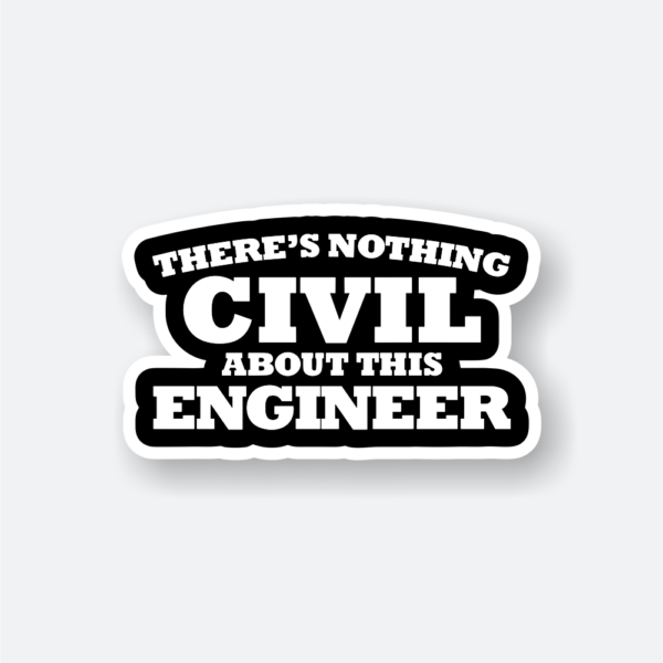 civil engineer sticker