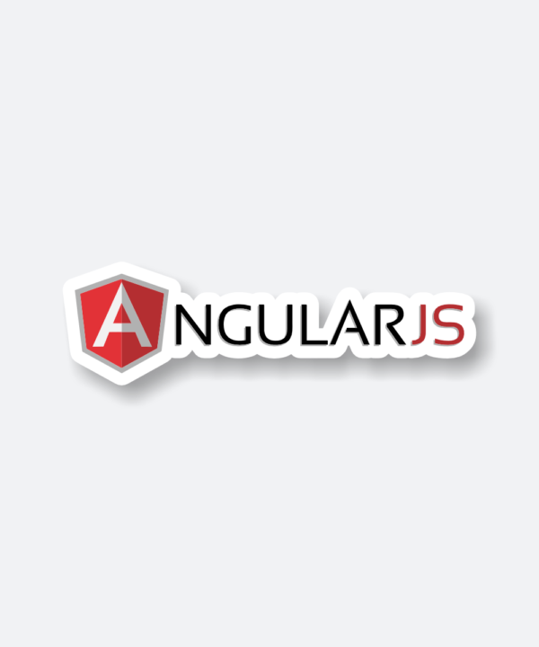 Trendy Angular JS Sticker - Essential for Web Developers - Devise Store