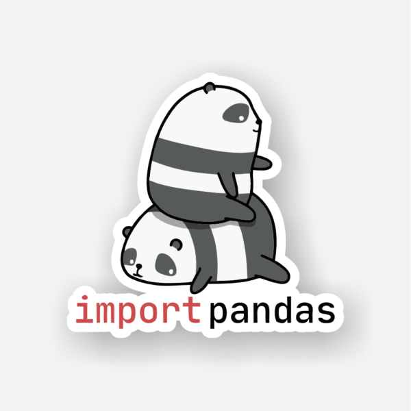 import pandas sticker