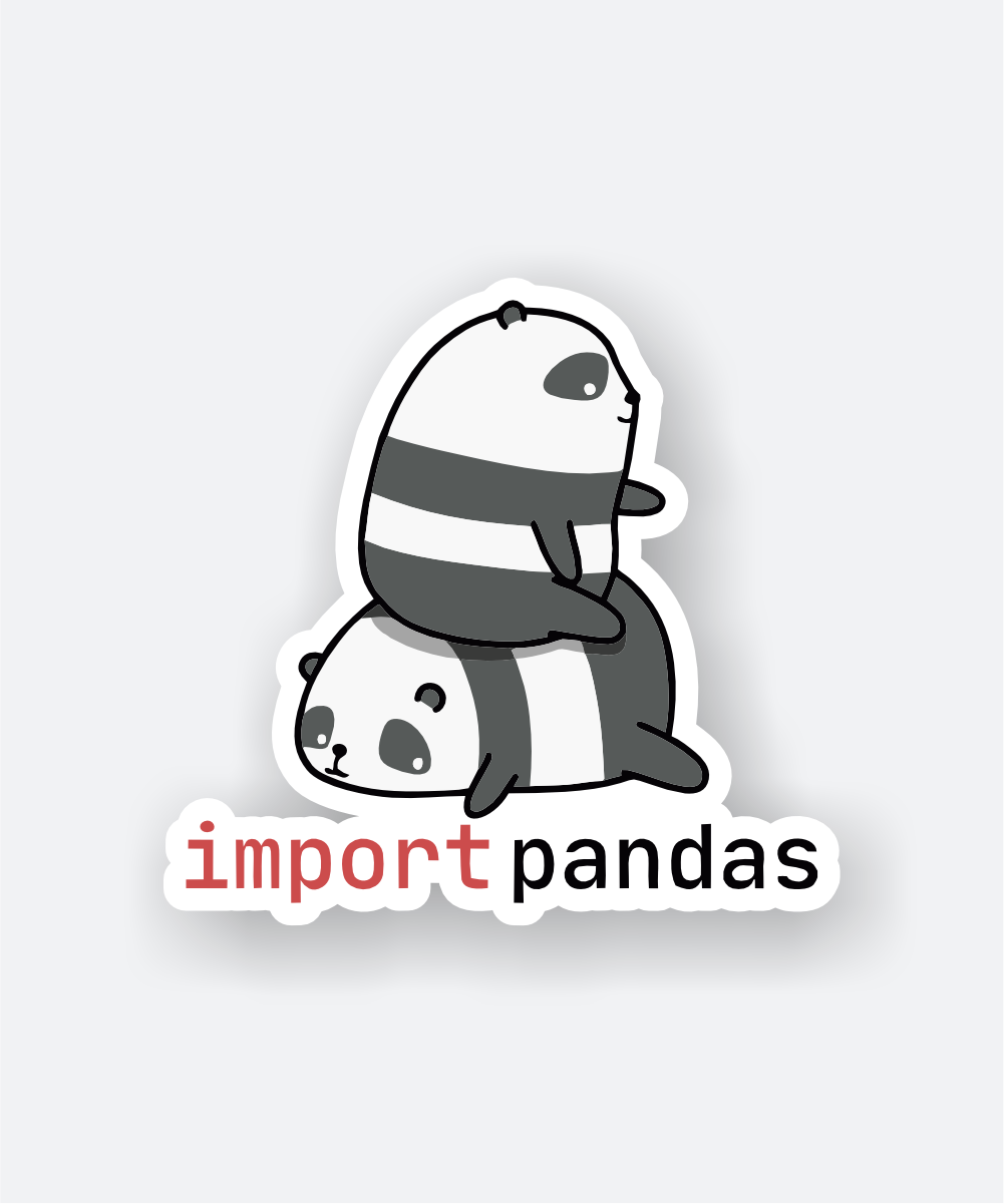 import pandas sticker