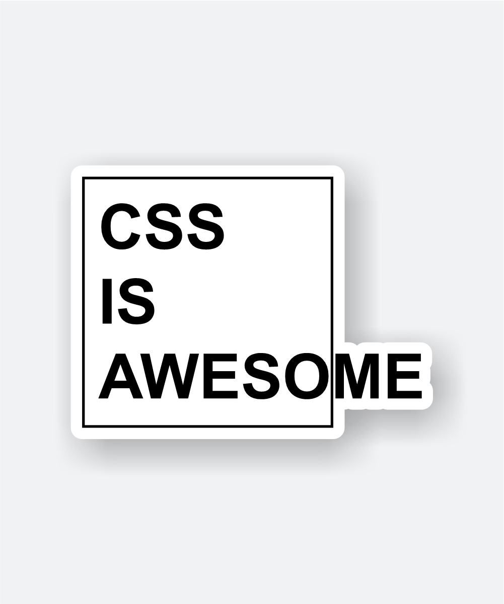 css sticker