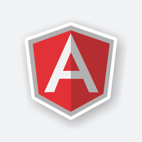trendy angular sticker