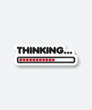 thinking sticker