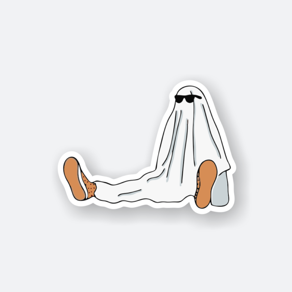 cool ghost sticker