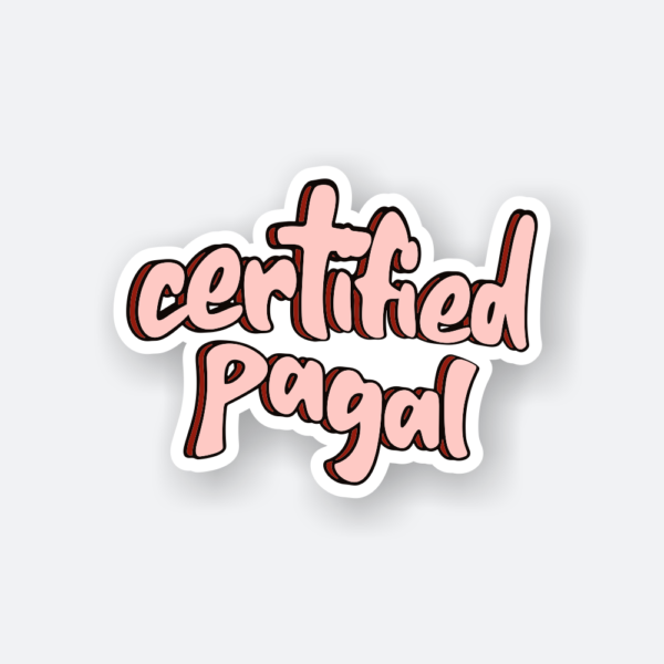 certified pagal sticker