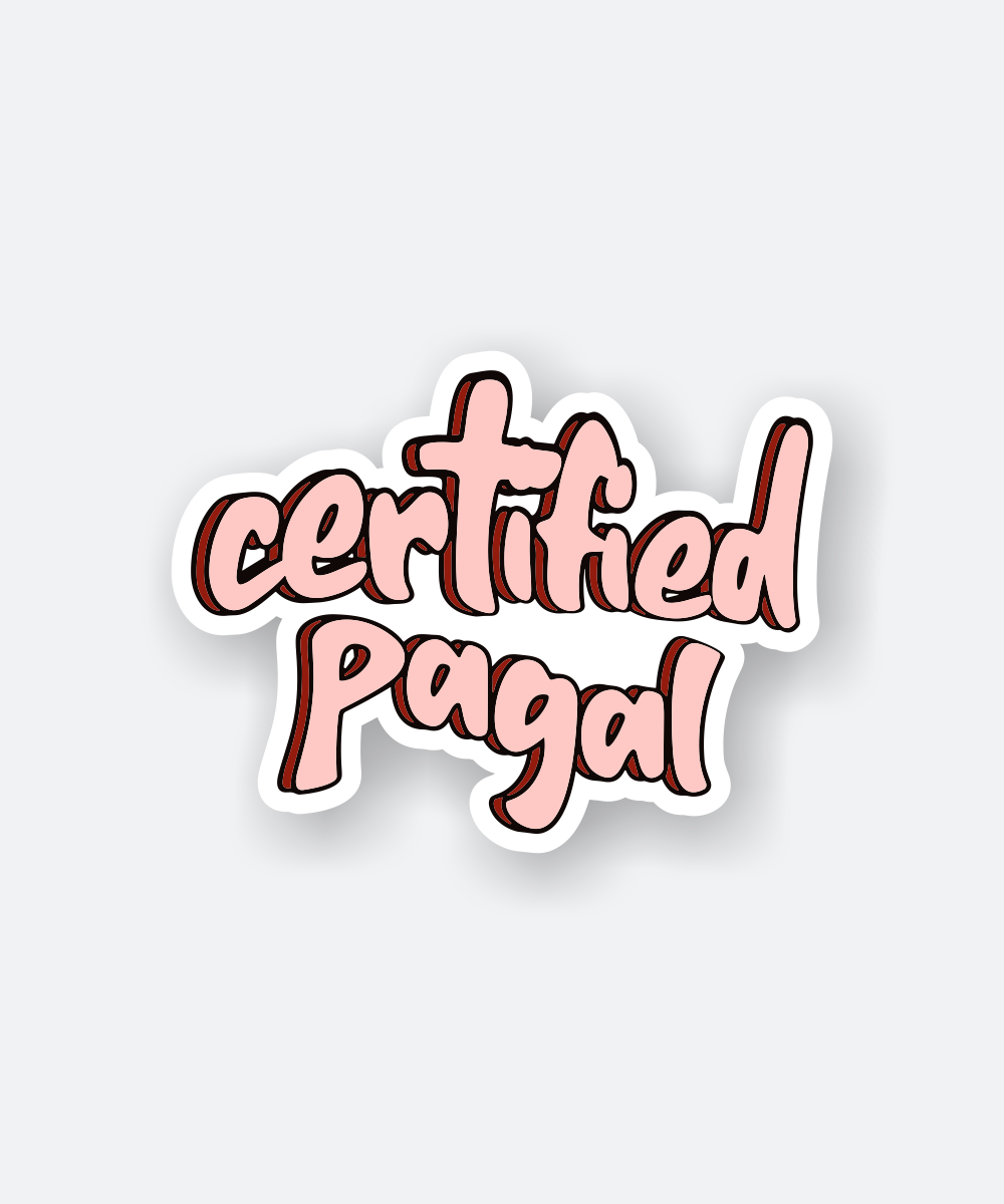 certified pagal sticker