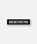 bold text sticker