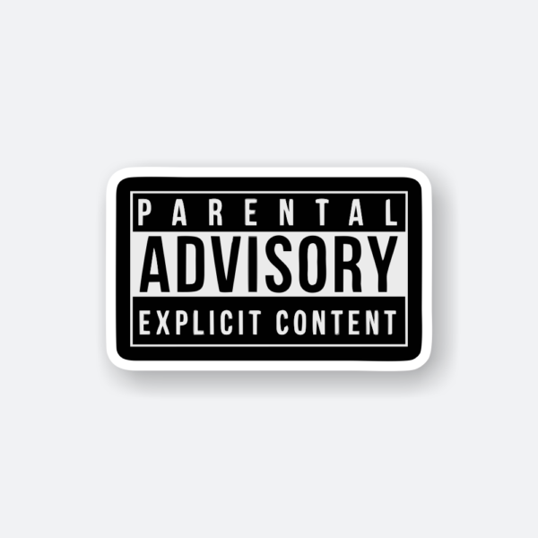 parental advisory sticker