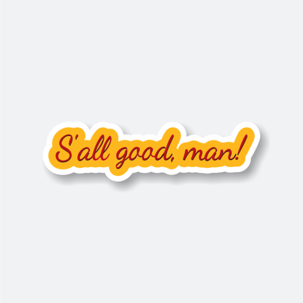 casual text sticker