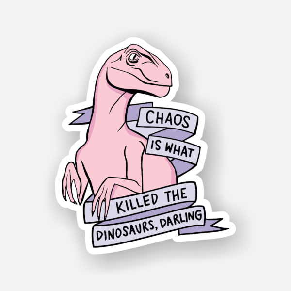 dinosaur cartoon sticker