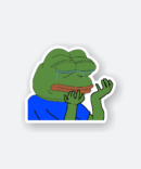 pepe crying sticker