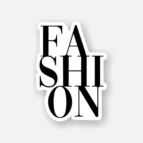 fashion text sticker