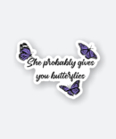 butterflies sticker