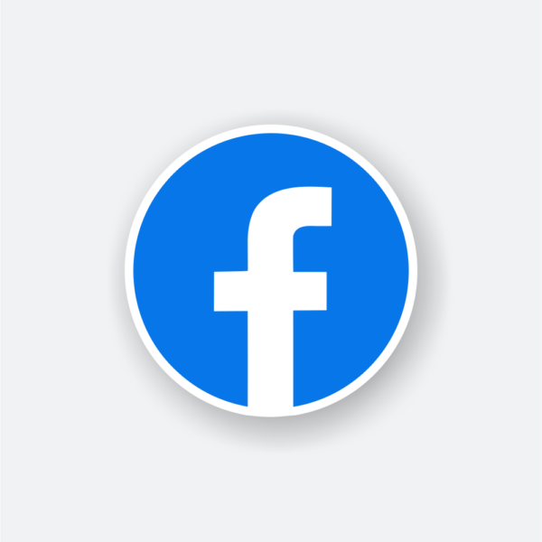 facebook logo vinyl sticker