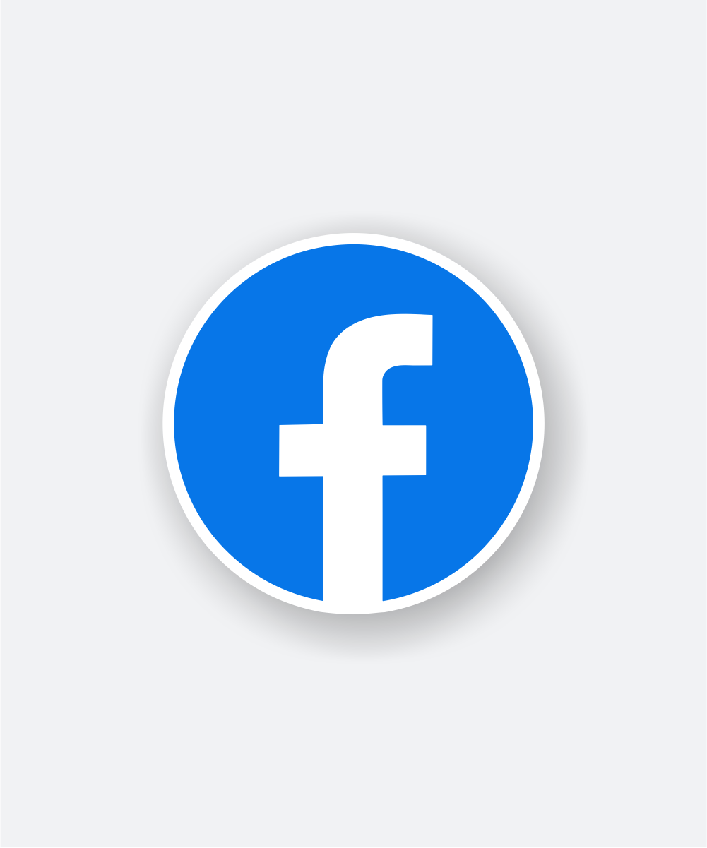 Facebook Logo Vinyl Sticker in Classic Blue for Social Media Fans 1 facebook logo vinyl sticker