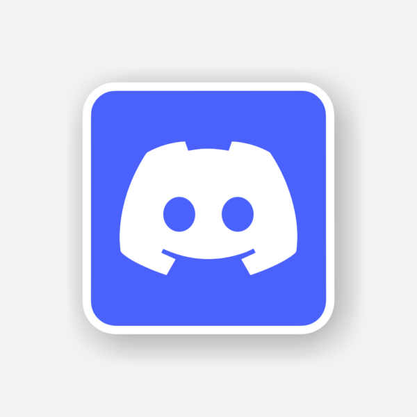 discord logo sticker