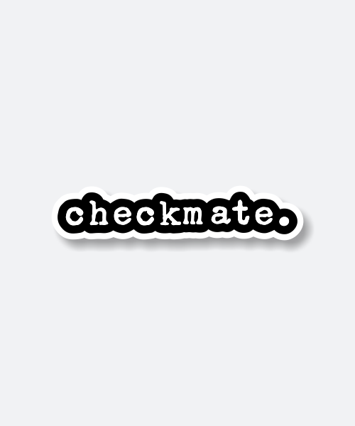 checkmate sticker