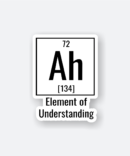 element of understanding sticker