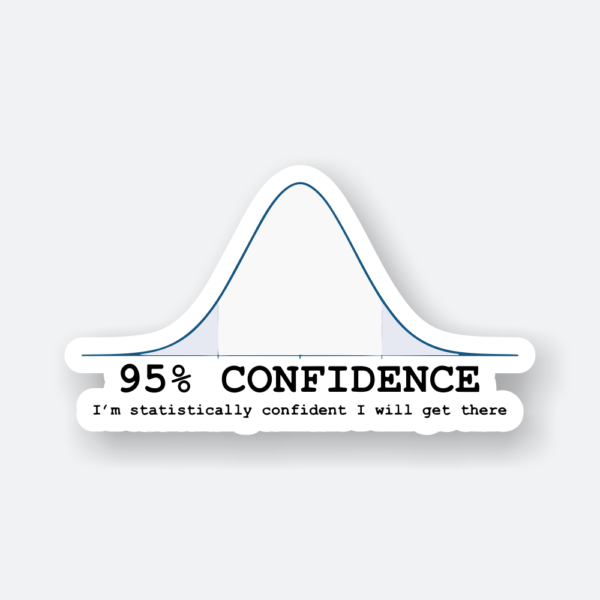 95% confidence sticker