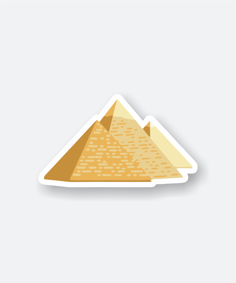 pyramid of Giza sticker