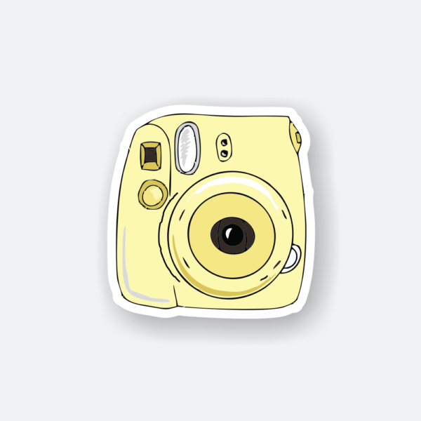 travel with your camera sticker