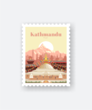 travel sticker Kathmandu