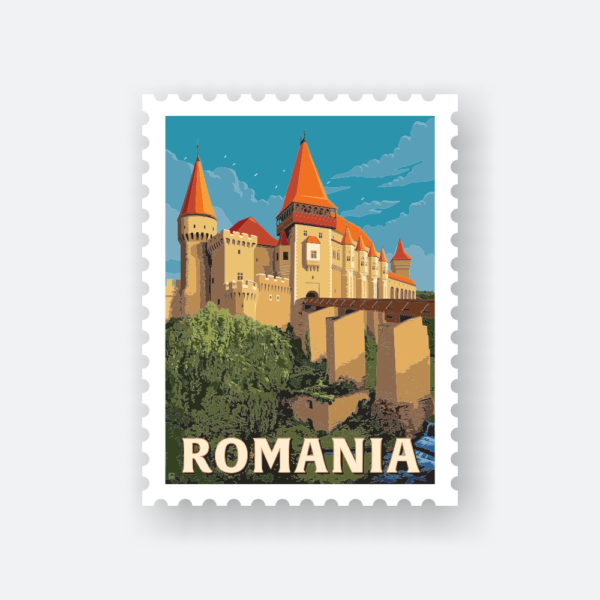 travel sticker romania