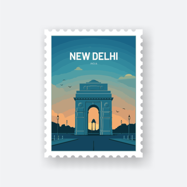 travel sticker new delhi
