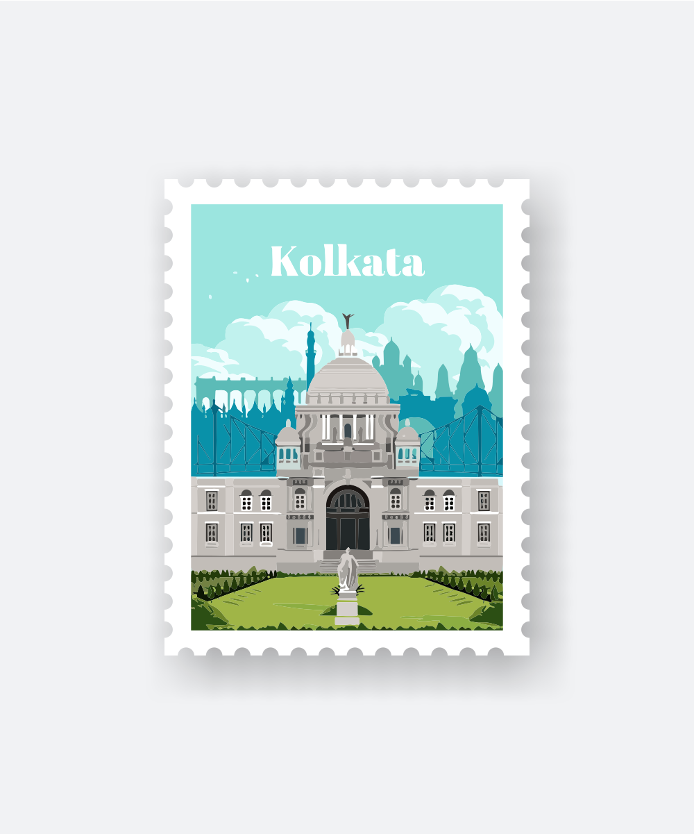 Kolkata Travel Sticker Victoria Memorial 1 kolkata travel sticker