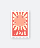 japan travel sticker