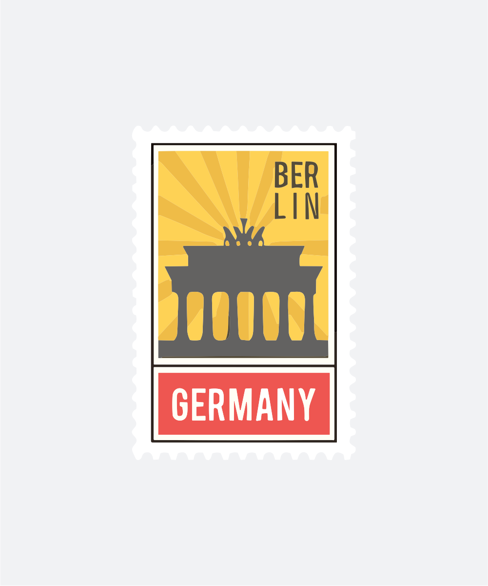 berlin germany sticker