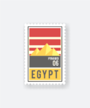 Egypt Pyramid Travel Sticker