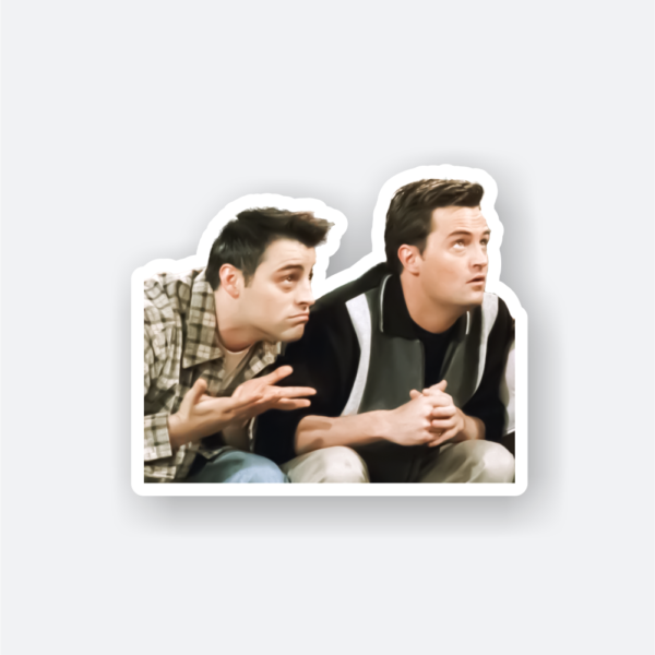 joey and chandler friends sticker