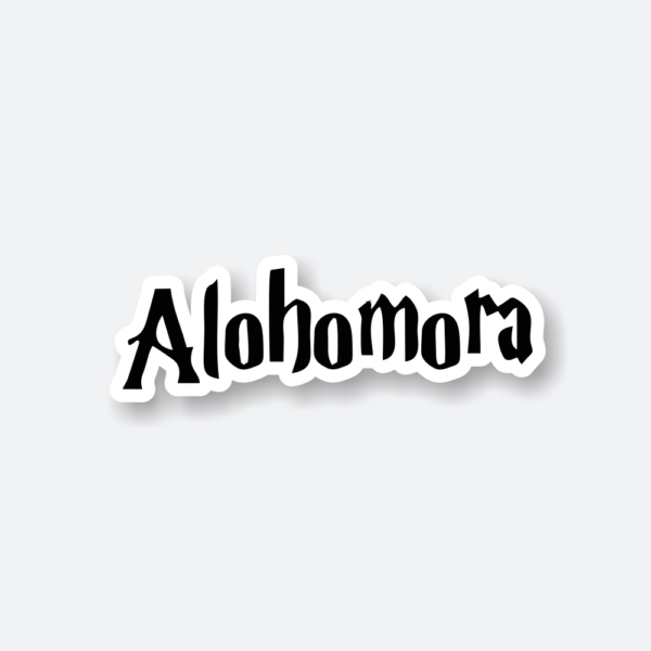 alohomora harry potter sticker