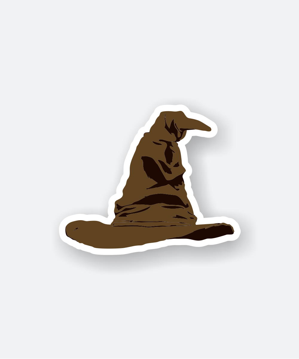 sorting hat sticker