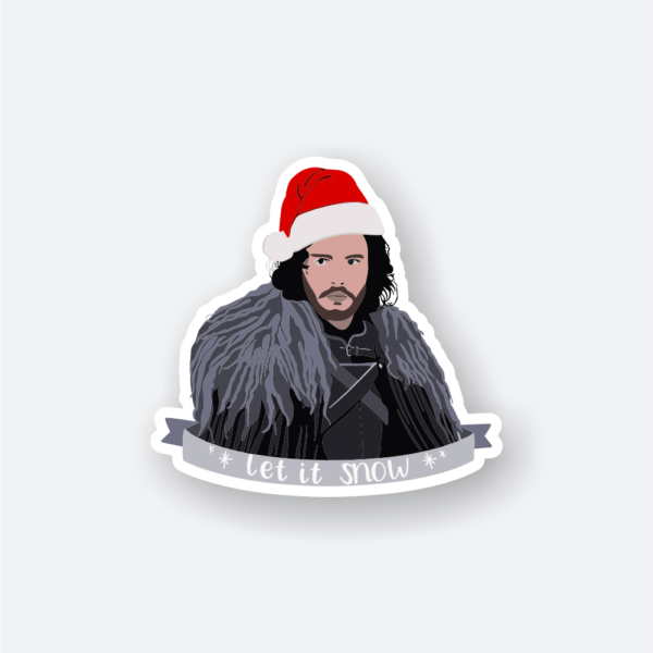 let it snow sticker