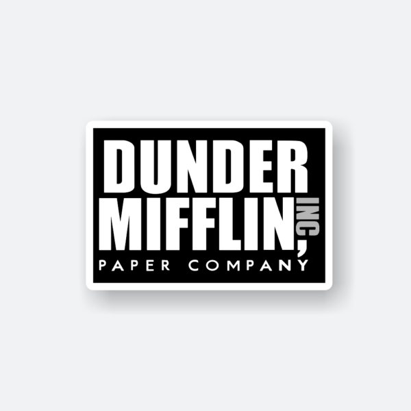 Dunder mifflin from the office series sticker