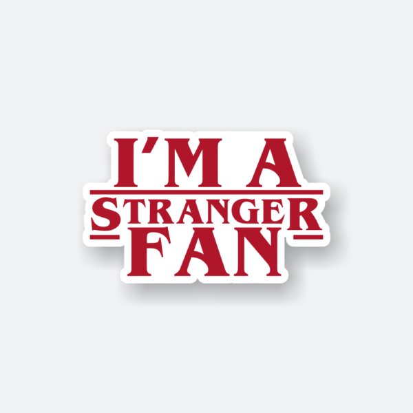 stranger things sticker