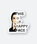 this is my happy face sticker