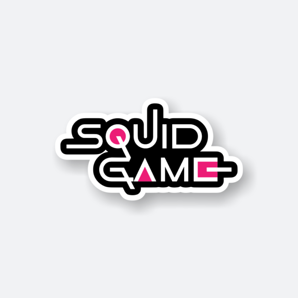 squid game logo sticker