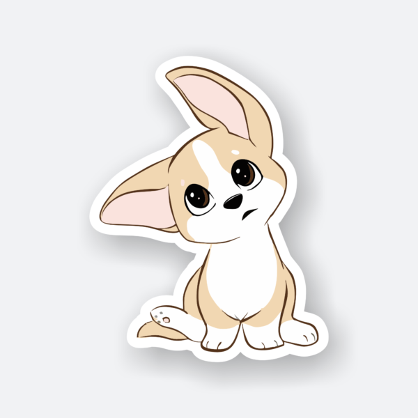Cute Puppy Sticker featuring an adorable puppy