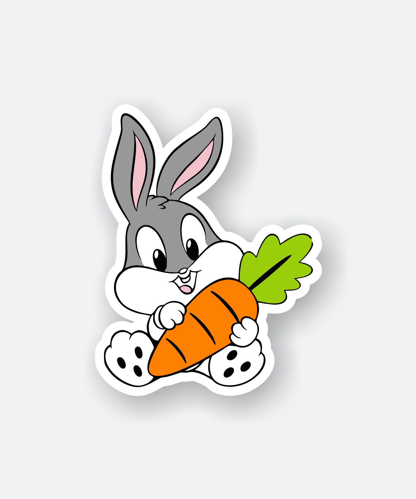 little bunny sticker