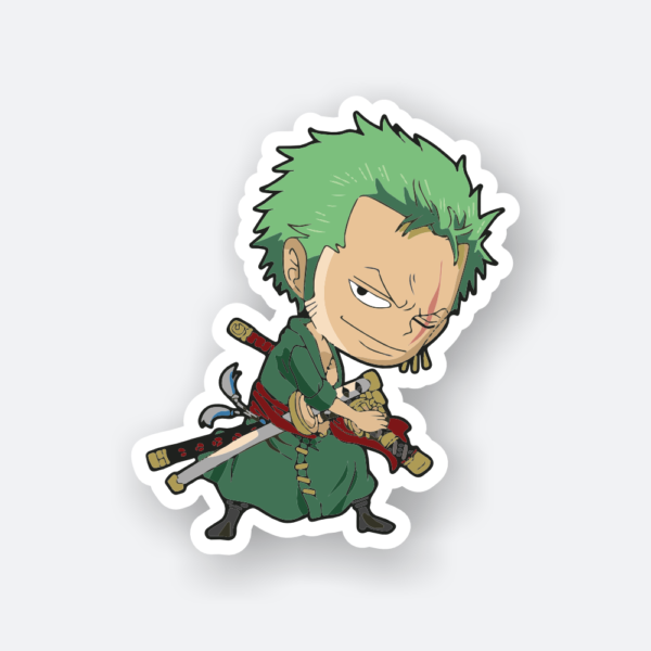 roronoa zoro anime sticker