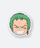 cute roronoa zoro one piece anime sticker