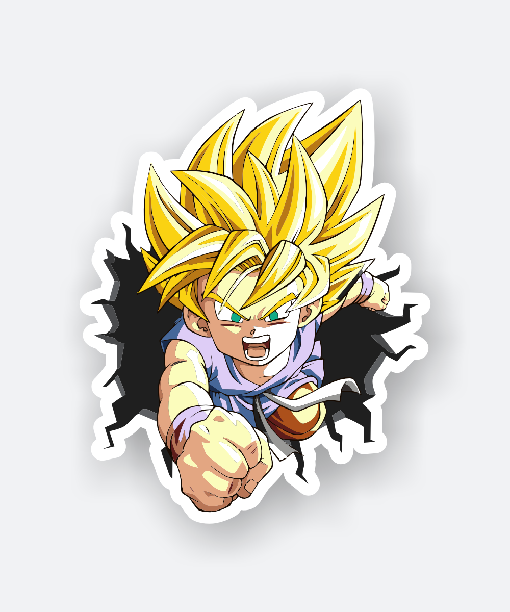goten super saiyan sticker