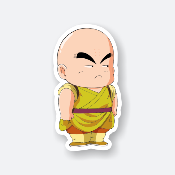 krillin dragon ball anime sticker